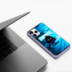 Чехол iPhone 11 Pro матовый FORTNITE CROW, цвет: 3D-светло-сиреневый — фото 2