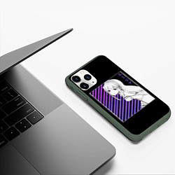 Чехол iPhone 11 Pro матовый Re:Zero, цвет: 3D-темно-зеленый — фото 2