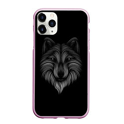 Чехол iPhone 11 Pro матовый Wolf