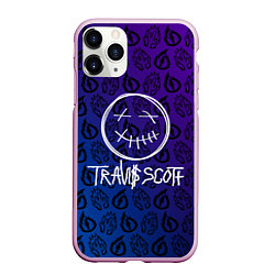 Чехол iPhone 11 Pro матовый TRAVIS SCOTT, цвет: 3D-розовый