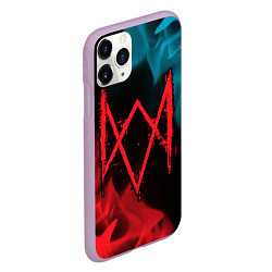 Чехол iPhone 11 Pro матовый WATCH DOGS LEGION ВОТЧ ДОГС, цвет: 3D-сиреневый — фото 2