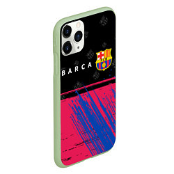 Чехол iPhone 11 Pro матовый BARCELONA БАРСЕЛОНА, цвет: 3D-салатовый — фото 2