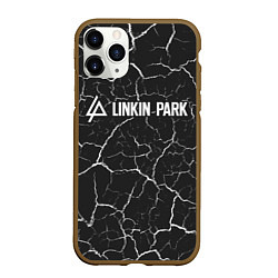Чехол iPhone 11 Pro матовый LINKIN PARK ЛИНКИН ПАРК, цвет: 3D-коричневый