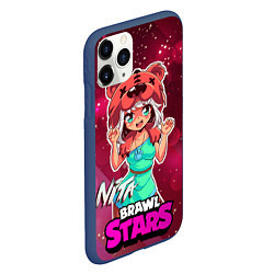 Чехол iPhone 11 Pro матовый Nita Brawl Stars, цвет: 3D-тёмно-синий — фото 2