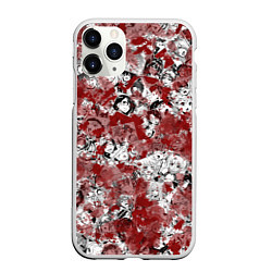 Чехол iPhone 11 Pro матовый Кровавый ахегао