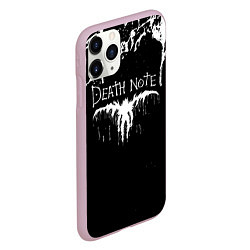 Чехол iPhone 11 Pro матовый Death Note, цвет: 3D-розовый — фото 2