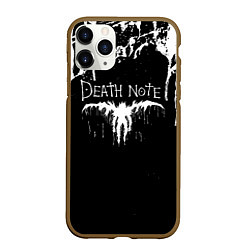 Чехол iPhone 11 Pro матовый Death Note, цвет: 3D-коричневый