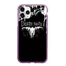 Чехол iPhone 11 Pro матовый Death Note, цвет: 3D-фиолетовый