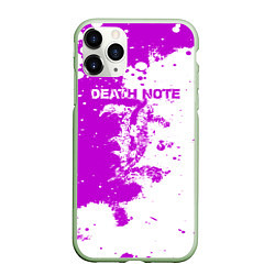 Чехол iPhone 11 Pro матовый Death Note, цвет: 3D-салатовый