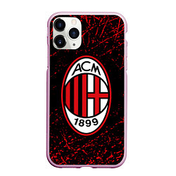 Чехол iPhone 11 Pro матовый MILAN, цвет: 3D-розовый