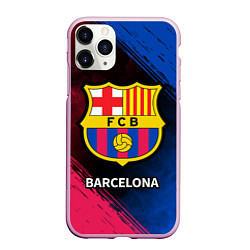 Чехол iPhone 11 Pro матовый BARCELONA БАРСЕЛОНА, цвет: 3D-розовый