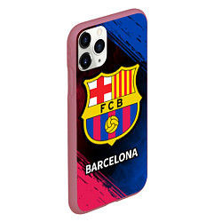 Чехол iPhone 11 Pro матовый BARCELONA БАРСЕЛОНА, цвет: 3D-малиновый — фото 2