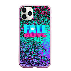 Чехол iPhone 11 Pro матовый Fall Guys, цвет: 3D-розовый