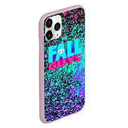 Чехол iPhone 11 Pro матовый Fall Guys, цвет: 3D-розовый — фото 2