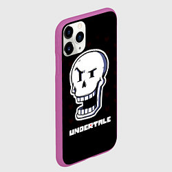 Чехол iPhone 11 Pro матовый UNDERTALE, цвет: 3D-фиолетовый — фото 2