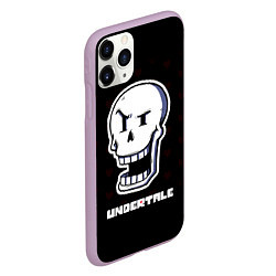 Чехол iPhone 11 Pro матовый UNDERTALE, цвет: 3D-сиреневый — фото 2