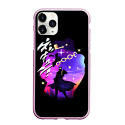 Чехол iPhone 11 Pro матовый JoJo’s Bizarre Adventure, цвет: 3D-розовый