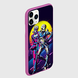 Чехол iPhone 11 Pro матовый JoJo’s Bizarre Adventure, цвет: 3D-фиолетовый — фото 2