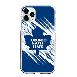 Чехол iPhone 11 Pro матовый Toronto Maple Leafs,