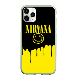 Чехол iPhone 11 Pro матовый Nirvana, цвет: 3D-салатовый