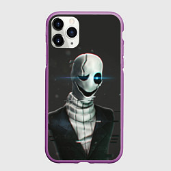 Чехол iPhone 11 Pro матовый UNDERTALE, цвет: 3D-фиолетовый