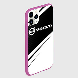 Чехол iPhone 11 Pro матовый VOLVO Вольво, цвет: 3D-фиолетовый — фото 2