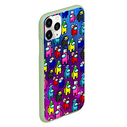 Чехол iPhone 11 Pro матовый AMONG US, цвет: 3D-салатовый — фото 2