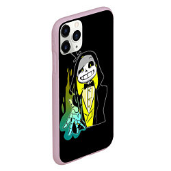 Чехол iPhone 11 Pro матовый UNDERTALE, цвет: 3D-розовый — фото 2