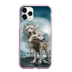 Чехол iPhone 11 Pro матовый Волки альбиносы