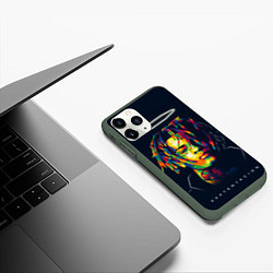 Чехол iPhone 11 Pro матовый XXXTENTACION, цвет: 3D-темно-зеленый — фото 2