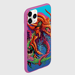 Чехол iPhone 11 Pro матовый HyperBeast, цвет: 3D-фиолетовый — фото 2