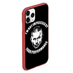 Чехол iPhone 11 Pro матовый Жорж Сен-Пьер, цвет: 3D-красный — фото 2