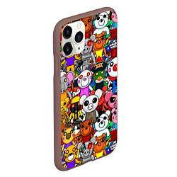 Чехол iPhone 11 Pro матовый ROBLOX PIGGY, цвет: 3D-коричневый — фото 2