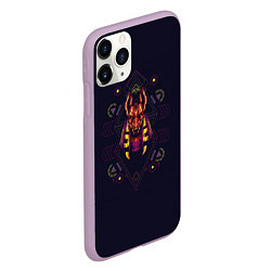 Чехол iPhone 11 Pro матовый PHARAOH, цвет: 3D-сиреневый — фото 2