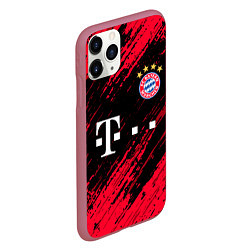 Чехол iPhone 11 Pro матовый BAYERN MUNCHEN БАВАРИЯ, цвет: 3D-малиновый — фото 2