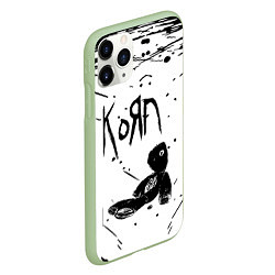 Чехол iPhone 11 Pro матовый Korn, цвет: 3D-салатовый — фото 2