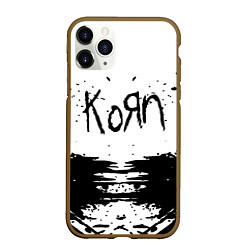 Чехол iPhone 11 Pro матовый Korn, цвет: 3D-коричневый