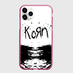 Чехол iPhone 11 Pro матовый Korn, цвет: 3D-малиновый