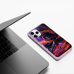 Чехол iPhone 11 Pro матовый Пайк League of legends, цвет: 3D-розовый — фото 2