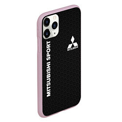 Чехол iPhone 11 Pro матовый MITSUBISHI, цвет: 3D-розовый — фото 2