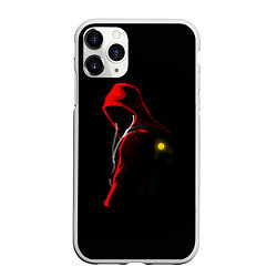 Чехол iPhone 11 Pro матовый RED MAN, цвет: 3D-белый
