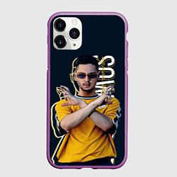 Чехол iPhone 11 Pro матовый Sqwoz bab, цвет: 3D-фиолетовый