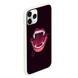 Чехол iPhone 11 Pro матовый Кусь, цвет: 3D-белый — фото 2