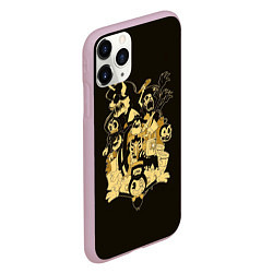 Чехол iPhone 11 Pro матовый Bendy And The Ink Machine, цвет: 3D-розовый — фото 2