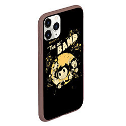 Чехол iPhone 11 Pro матовый Bendy And The Ink Machine, цвет: 3D-коричневый — фото 2