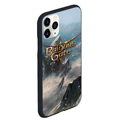 Чехол iPhone 11 Pro матовый Baldurs Gate, цвет: 3D-черный — фото 2