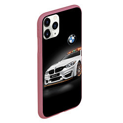 Чехол iPhone 11 Pro матовый Safety car, цвет: 3D-малиновый — фото 2