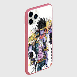 Чехол iPhone 11 Pro матовый JOJO, цвет: 3D-малиновый — фото 2