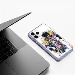 Чехол iPhone 11 Pro матовый JOJO, цвет: 3D-светло-сиреневый — фото 2