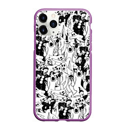 Чехол iPhone 11 Pro матовый GHOSTEMANE, цвет: 3D-фиолетовый